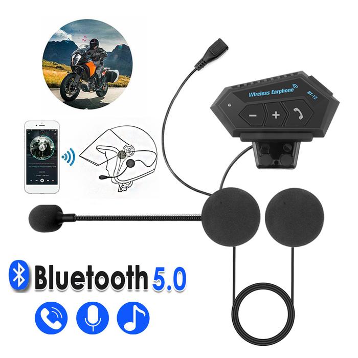 Intercom Motorcycle Helmet Headset intercom moto Bluetooth 2PC
