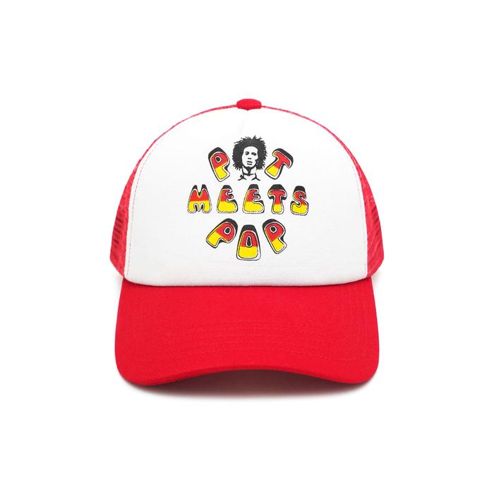 PMP X BOBMARLEY TUFF GONG TRUCKER HAT RED