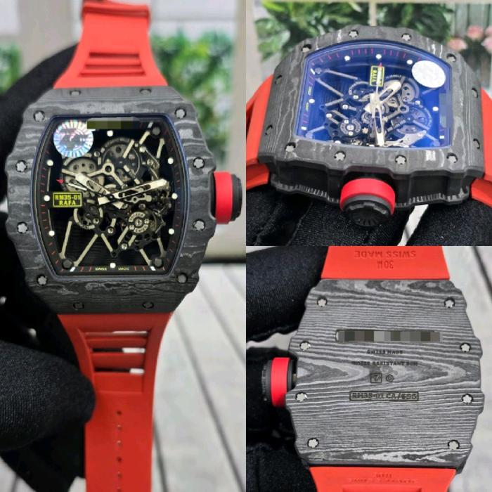 Dr.Jam II RM RM35 035 35-01 BLACK CARBON RED ZF 43MM TOP TIER 5
