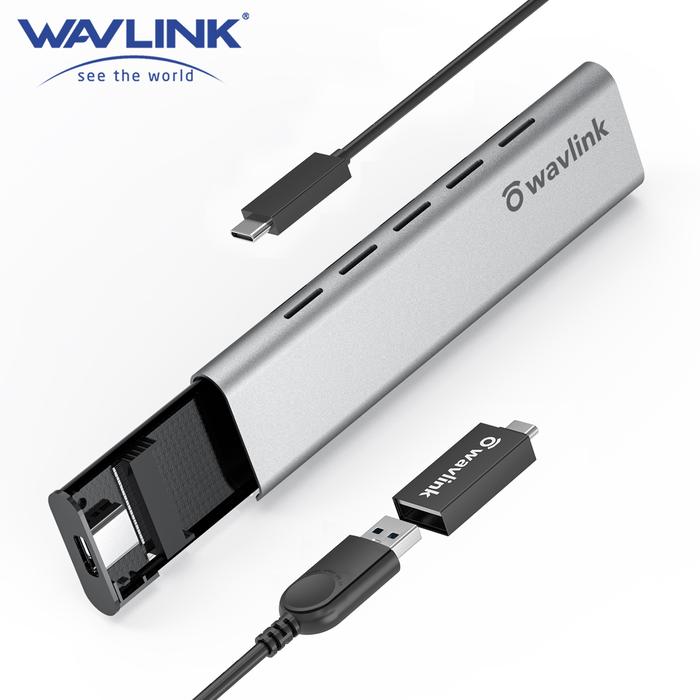 Wavlink M2 SSD Case M.2 to USB 3.1 Gen 2 NVMe SSD Enclosure for nvme