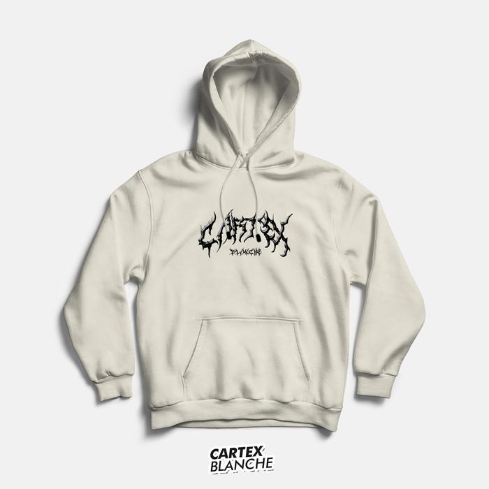 CARTEXBLANCHE Emo Style Jaket Hoodie Pria Wanita Jumper Sablon Distro Fleece M - XXL