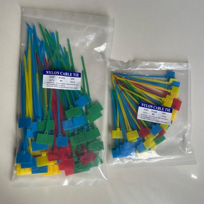 Kabel Ties Label Maker Cabel Tie Maker Name Tag Lan Name Tag Pengikat Label Nama