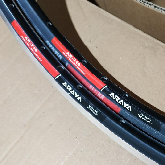 "Jual Produk RIM VELG BALAP 700C araya AR719 32h HITAM V BRAKE ''