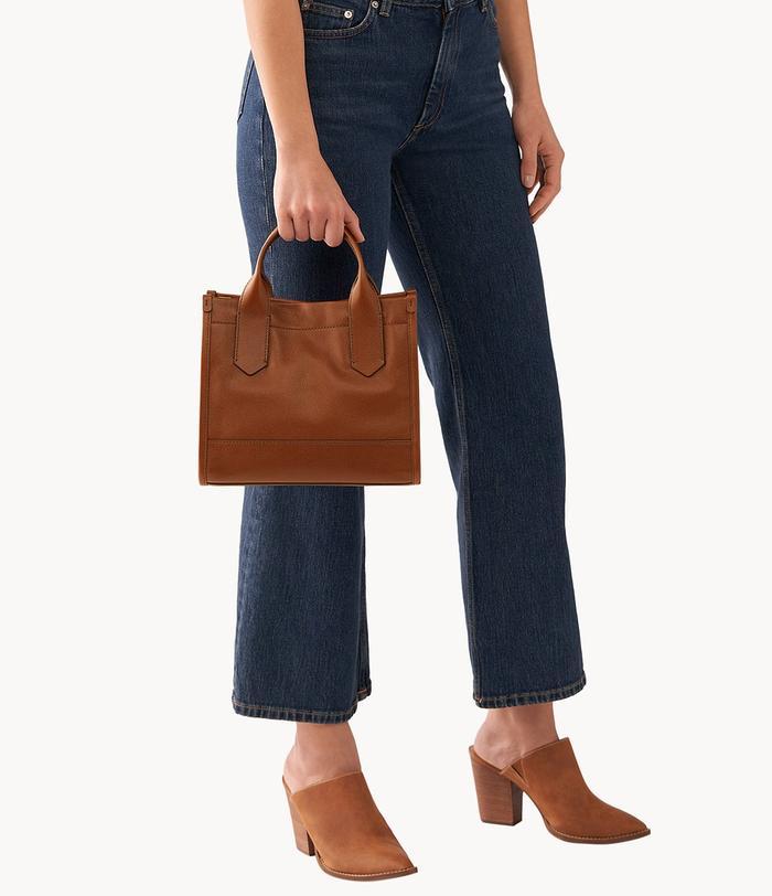 FOSSIL KYLER SATCHEL LEATHER BROWN TAS WANITA - SHB3135-210