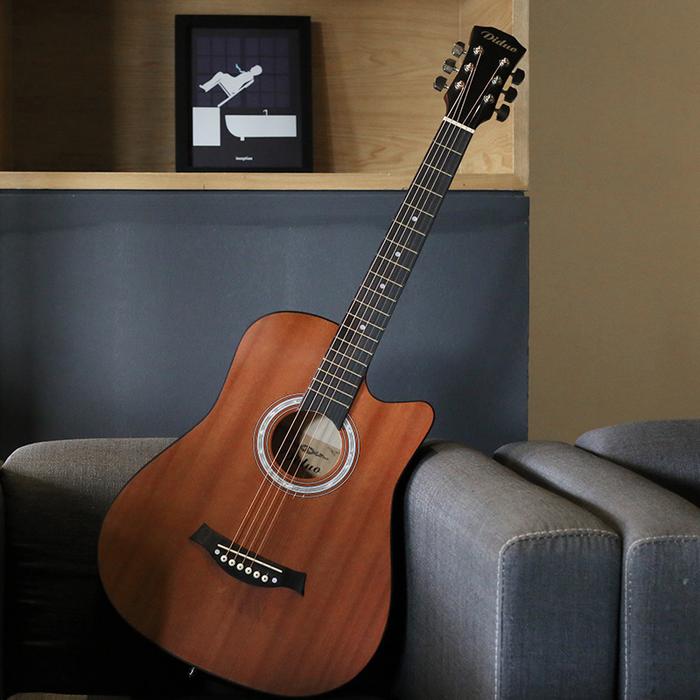 Jazz Left Handed Guitar Acoustic Hollow Bod Wireless Six-string