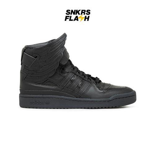 sale Sepatu Sneakers Unisex ADIDAS FORUM HI WINGS 4.0 JEREMY SCOTT BLACK - GY4419