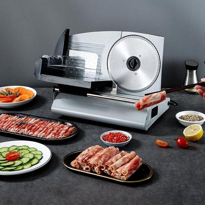 Meat Slicer Otomatis Stainless R.8800 - mesin Iris pengiris daging tipis Otomatis Alat Pemotong Peng