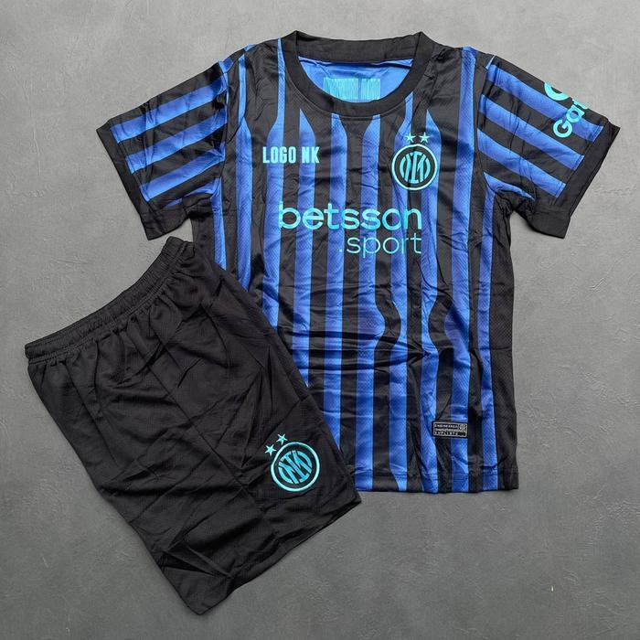 Jersey Kids Set 1Nt3R M1L4N Fc Setelan Sepak Bola Futsal Anak Seragam Baju Bola Kaos Bola Anak Sepak