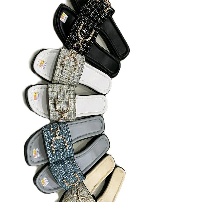 dnr sandal teplek wanita korea.