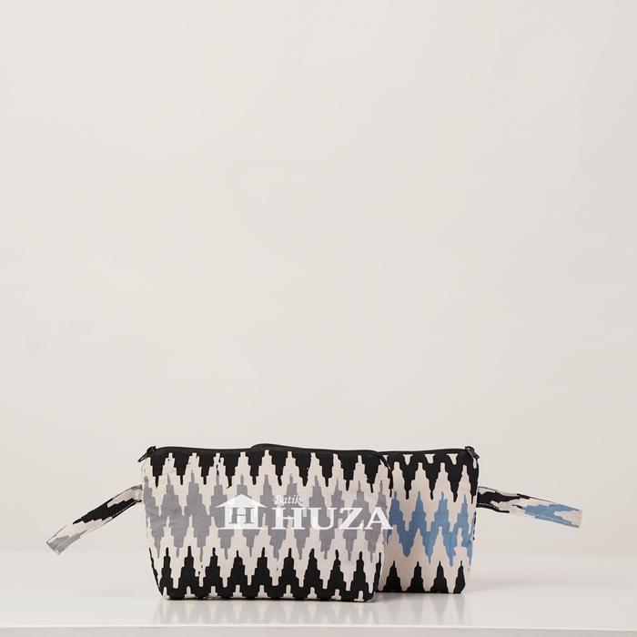 Batik Huza POUCH BATIK Pouch Make Up Souvenir Pouch Ukuran 20cm x 11cm Best Seller