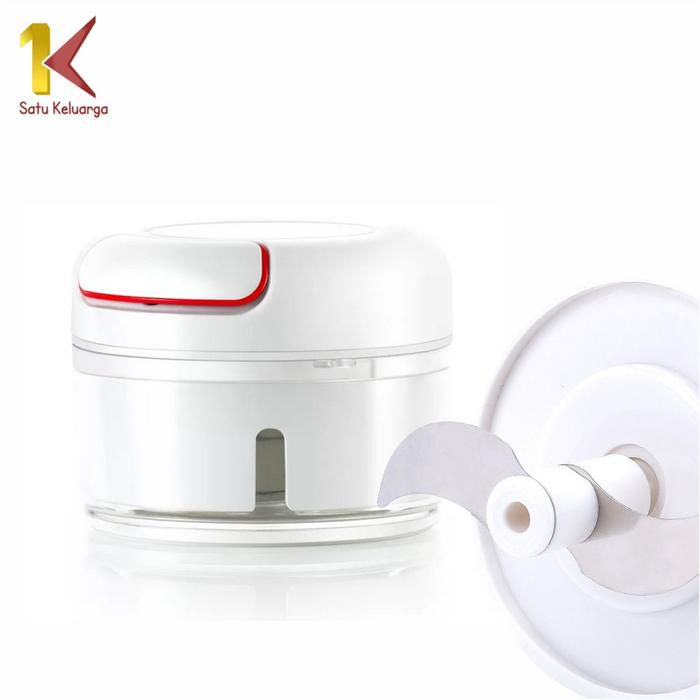 Satu Keluarga Chopper Manual Blender Mini C436 Blender Tarik Tangan Speedy Chopper / Penghalus Bumbu