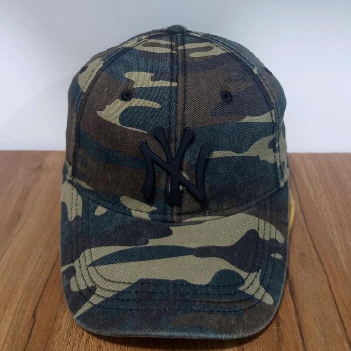 topi NY logo besi original camo