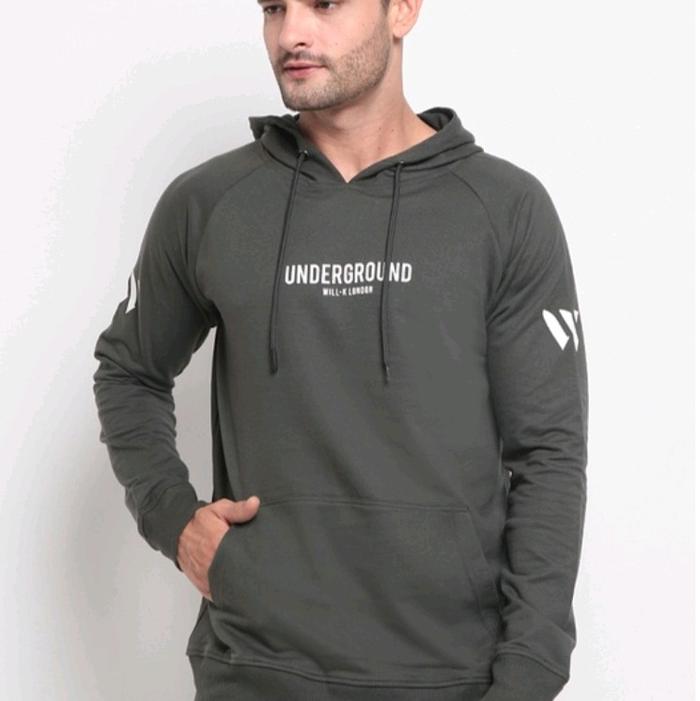 Hoodie Underground Dewasa Unisex Hoodie Underground Cowok Cewek
