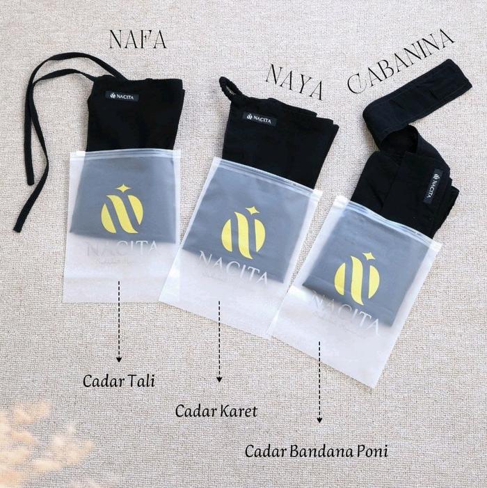 CADAR BANDANA PONI NACITA | CADAR TALI NACITA | CADAR KARET NACITA | CABANINA NAYA NAFA | NIQOB NACI