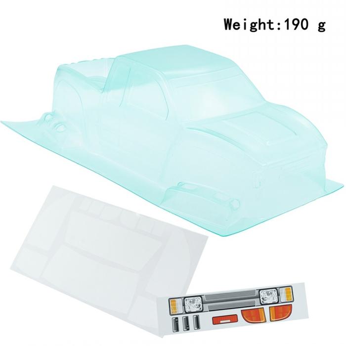313Mm Wheelbase Clear Pickup Body Shell Kit ABS Plastic For 1/10 RC