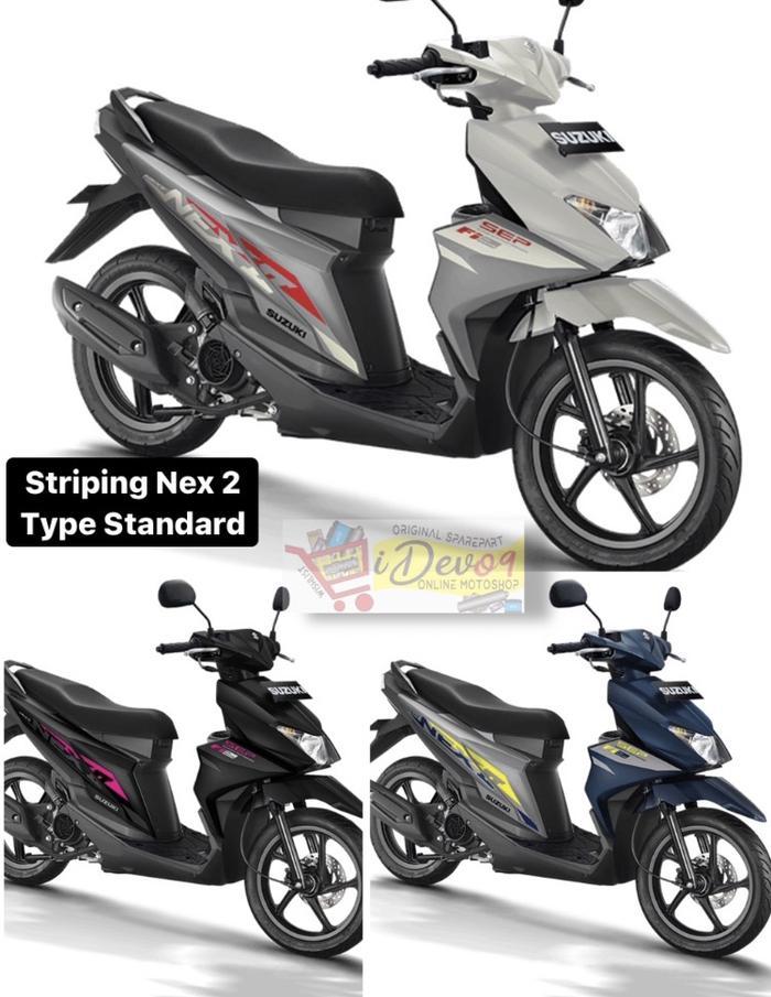 Striping NEX II Sticker Stiker Set Suzuki NEX 2 Ori SGP OSEAN