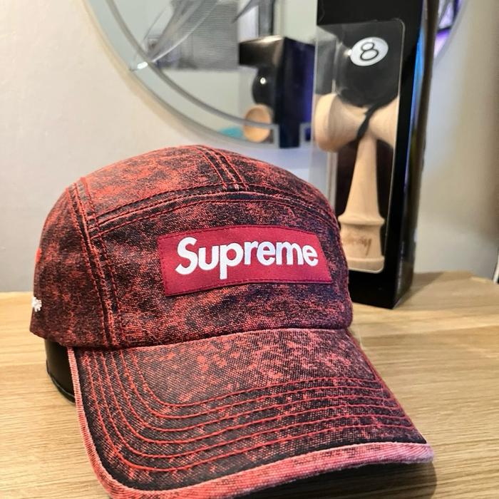 Supreme Washed Cordura Denim Camp Cap