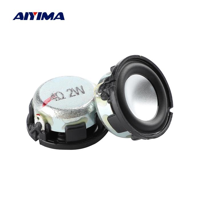 Aiyima 2Pcs 1Inch 4 8 Ohm 2W Full Range Speaker Mini Neodymium