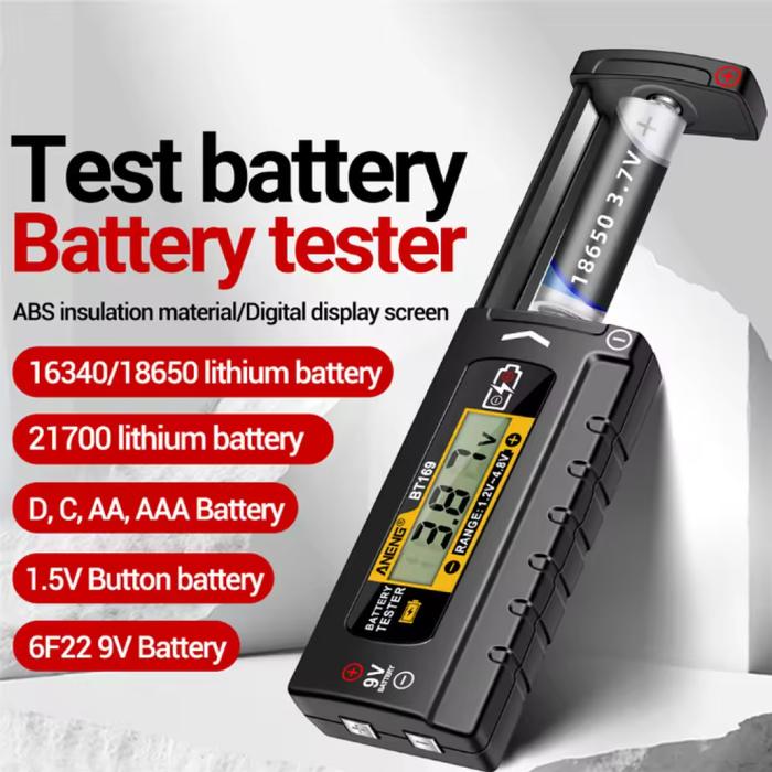Cahaya Bundaran | Baterai Digital Battery Tester Detector | Baterai Battery Tester Detector Multifun