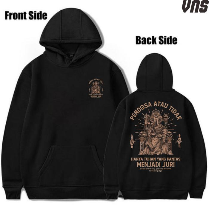 Hoodie Pria/wanita Distro Hitam Original Hodie Pria Hodie Distro Original Unisex motif pluralisme