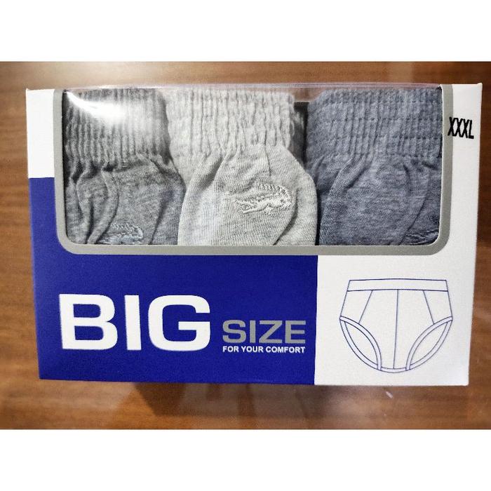 Cd Crocodile jumbo xxl dan xxxl / Celana dalam Crocodile 240 BIG SIZE jumbo mysty katun original / c