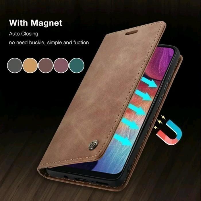 Case For Oppo Reno 14 5G - Reno 14F 5G Flip Wallet Leather Case Cover Sarung Dompet Kulit Lipat Pu C