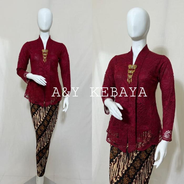 Kebaya Modern/Kebaya Brokat Terbaru/Kebaya Tille Modern/Kebaya Wisuda/Setelan Kebaya Setelan/Wisuda/