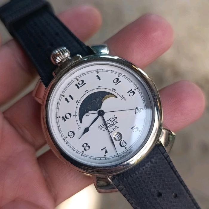 SEIKO ALBA MOONPHASE BULLHEAD CROWN (EXTREME RARE)