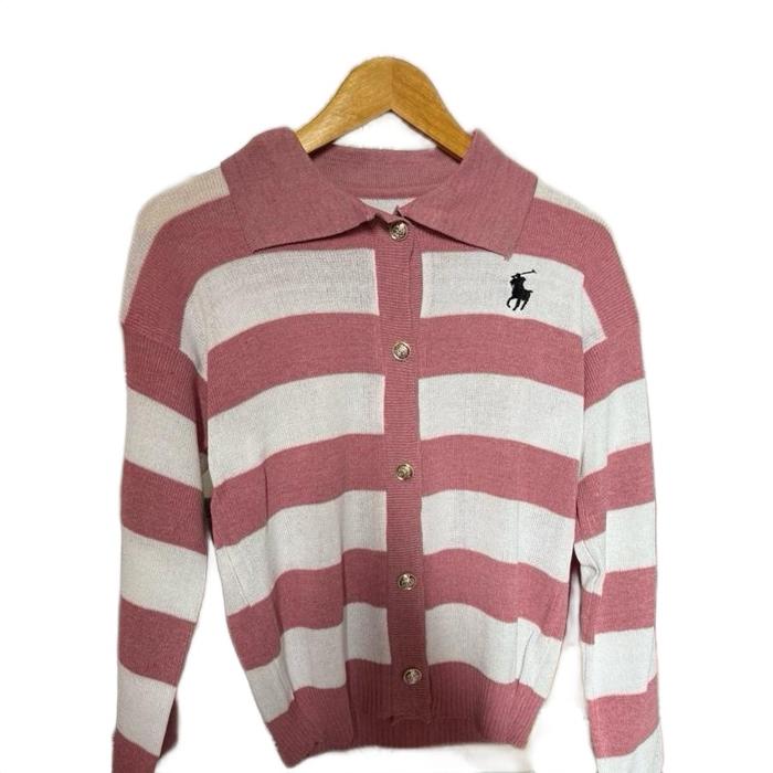 Sweater rajut berkancing katun polo Ralph Lauren