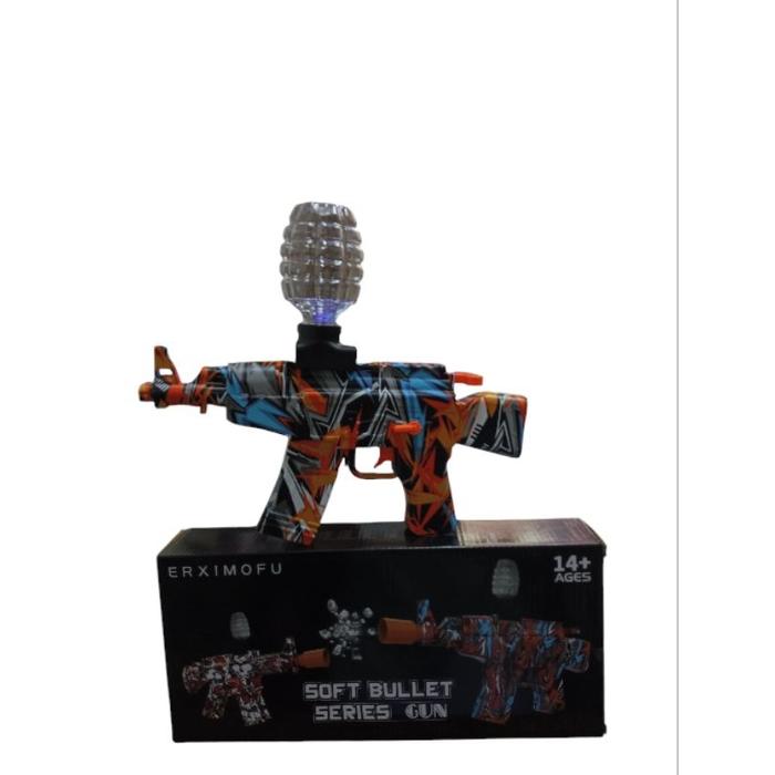 Mainan Elektrik Gun with Gel Soft Bullet 8986