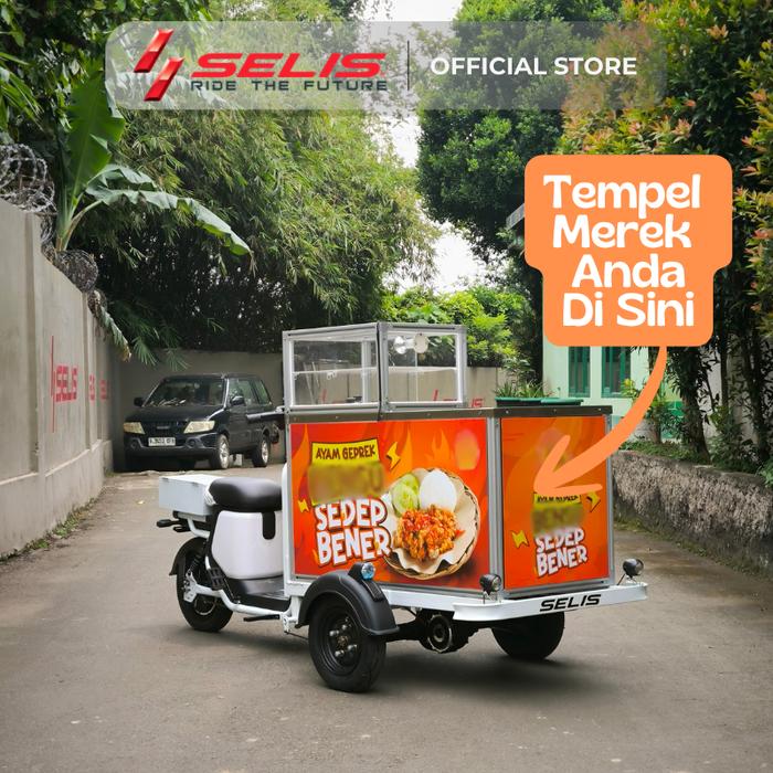 SELIS - Gerobak Listrik Pujasera Lite Ayam Geprek