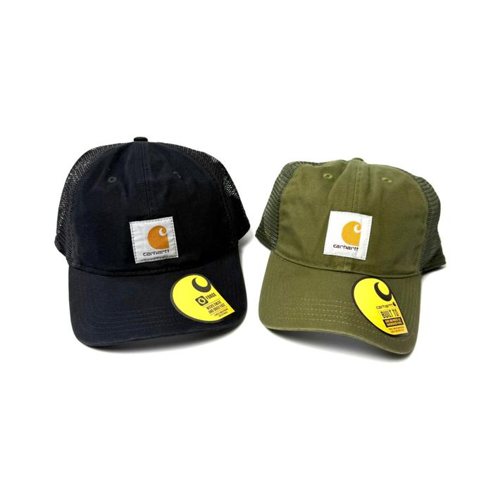 Carhartt Buffalo Cap Trucker Topi Hat Black - Original 100%