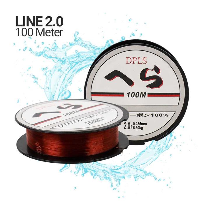 senar pancing Primal DAIWA DPLS Senar Benang Tali Pancing Nylon 100 Meter - FM1014 benang tapi kuat