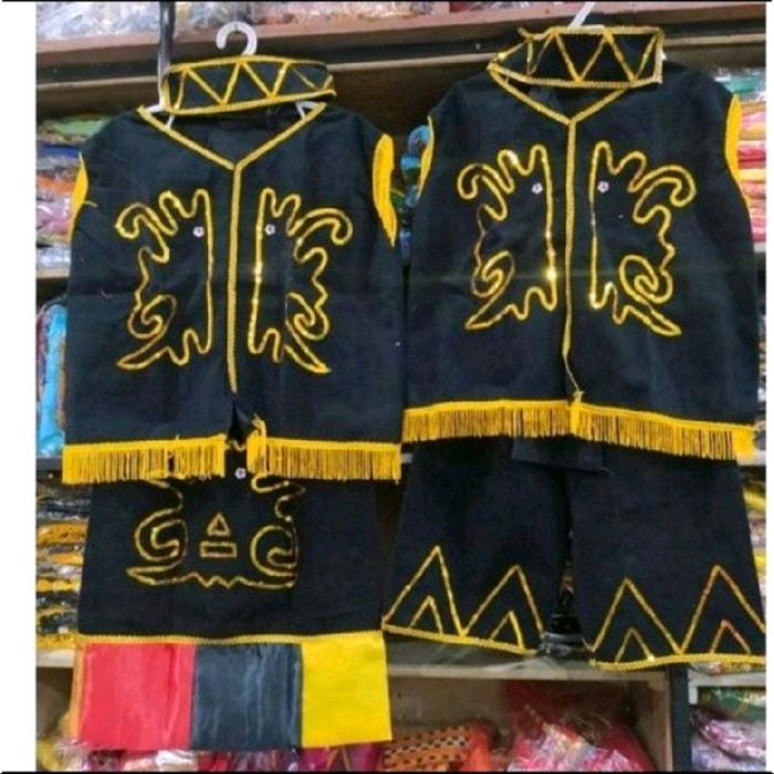 Baju Adat Dayak Anak TK SD // Pakaian Adat Dayak