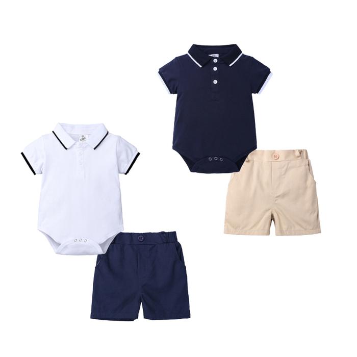 KAKIKECIL - Baby Polo Shirt Set KIDS TALES | Setelan Bayi