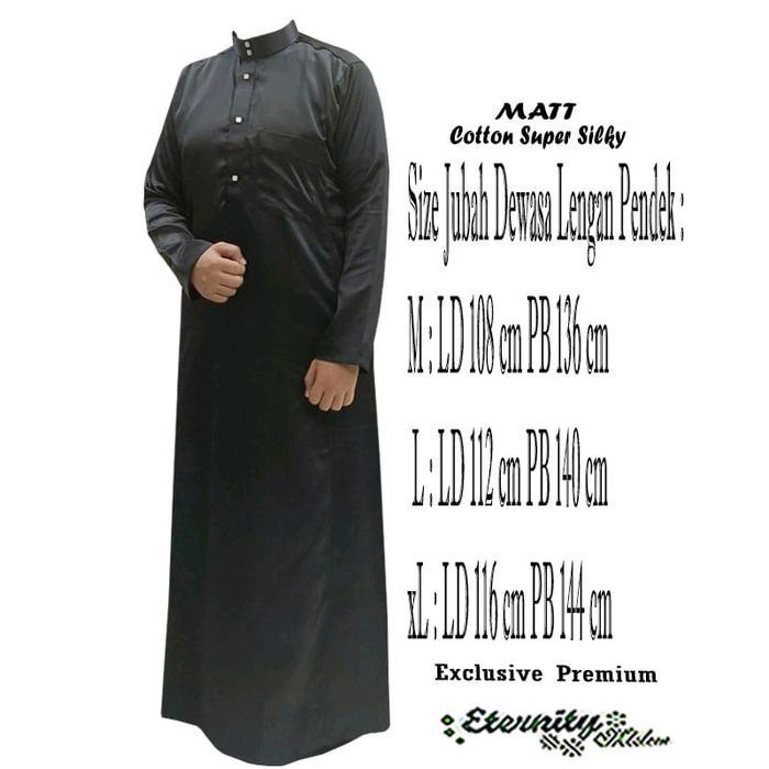 PROMO LEBARAN !!! Jubah/gamis pria dewasa model terbaru bahan katun super silky tebal aden nyaman di