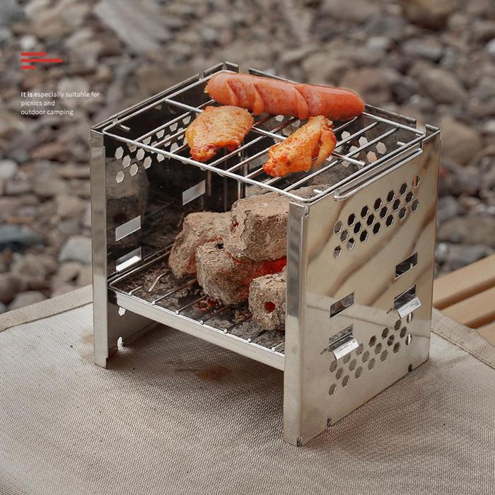 Panggangan Luar Ruangan Kompor Arang BBQ Panggangan Kompor