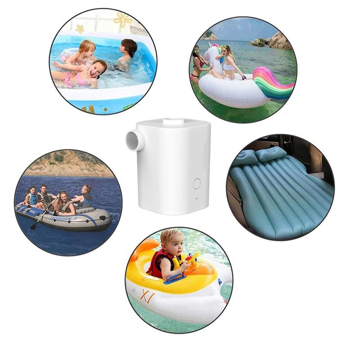 Mini Electric Air Pump USB Rechargeable Air Compressor For