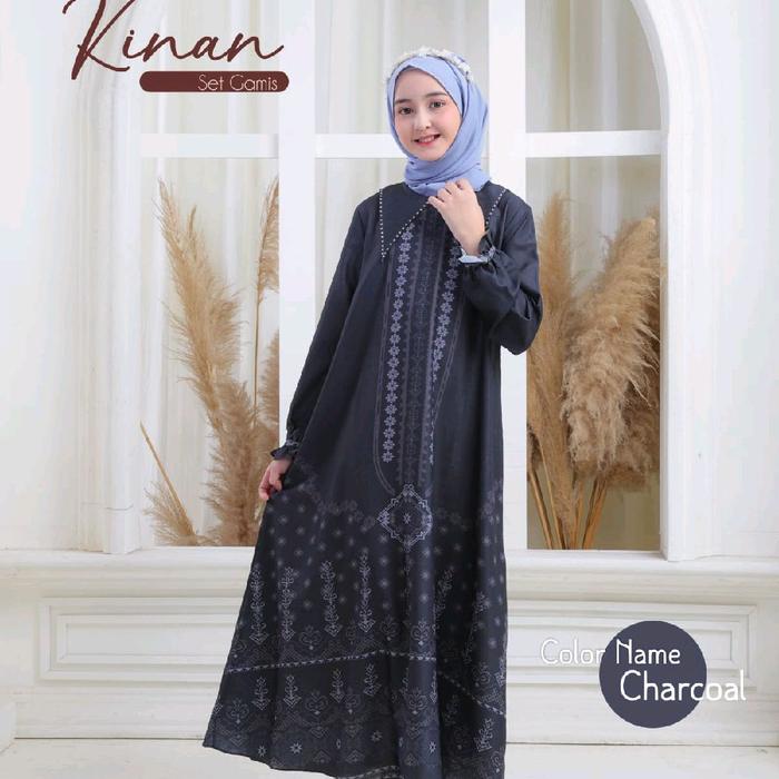 GAMIS SET HIJAB//GAMIS REMAJA//GAMIS KINAN//GAMIS REMAJA MODEL KEKINIAN//