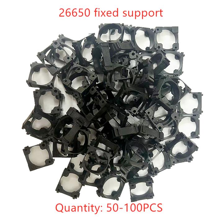 100pcs 26650 lithium battery bracket fixed bracket can splice battery