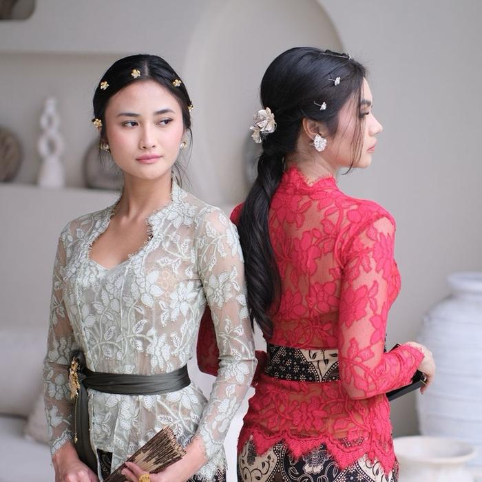 Kebaya aleta|| kebaya Bali,kebaya moderen,kebaya wisuda,kebaya kondangan kebaya semi tule  Prancis k