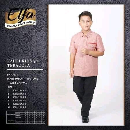 KOKO ANAK ETHICA KAHFI KIDS 77 WARNA TERACOTA