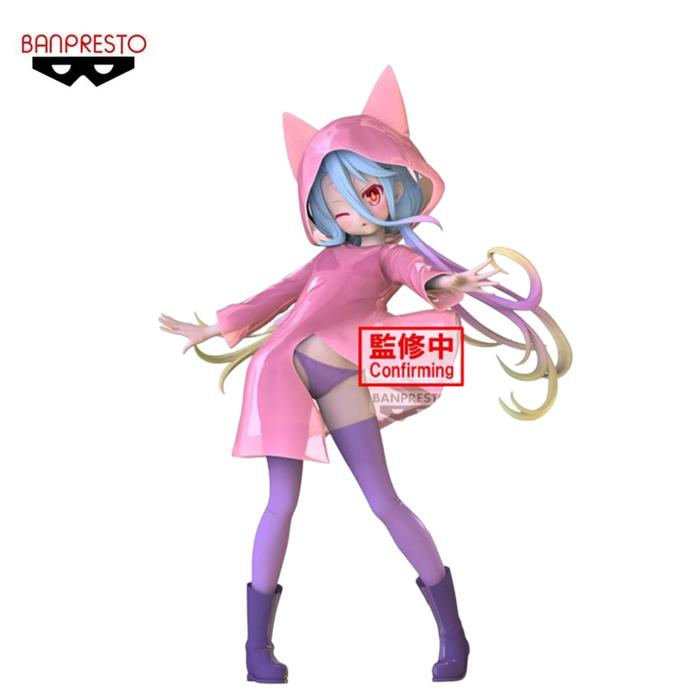 Banpresto NO GAME NO LIFE Anime SHIRO LIFE ESPRESTO-Glittery raincoat Action Figures Model Figurine