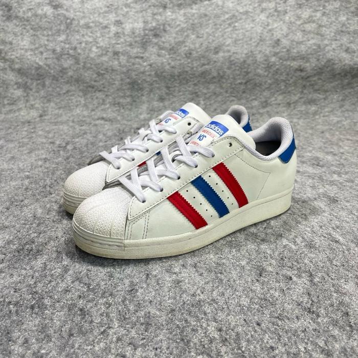 Merek : ADIDAS AMERICANA X SUPERSTAR USA  Model : SNEAKERS KASUAL Asla. : INDONESIA Ukuran: 5 setara