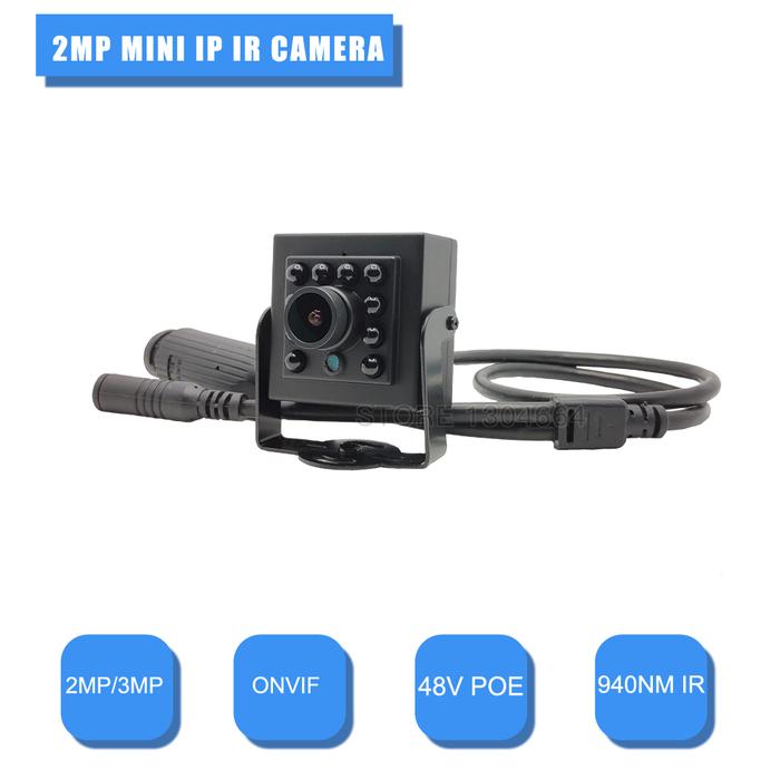 2MP 3MP IP Camera 48V POE Night Vision Mini IP Camera ONVIF P2P