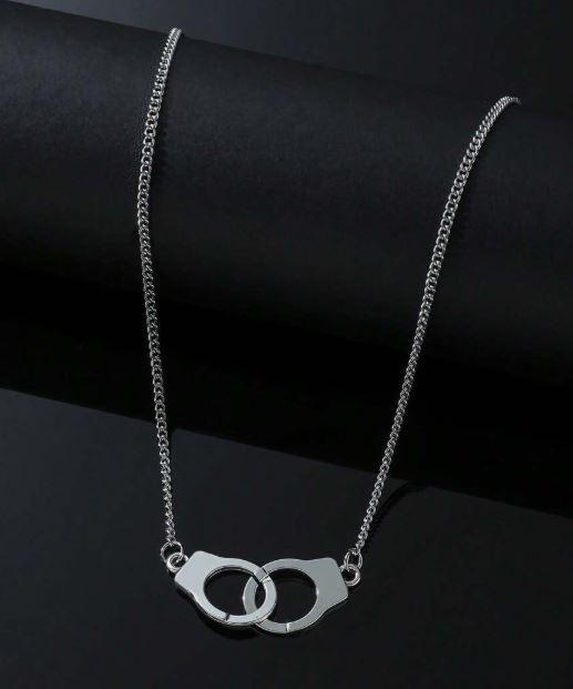 Kalung Rantai Nori Polos Titanium Model Liontin Borgol Anti Karat / Kalung Liontin Pria dan Wanita T