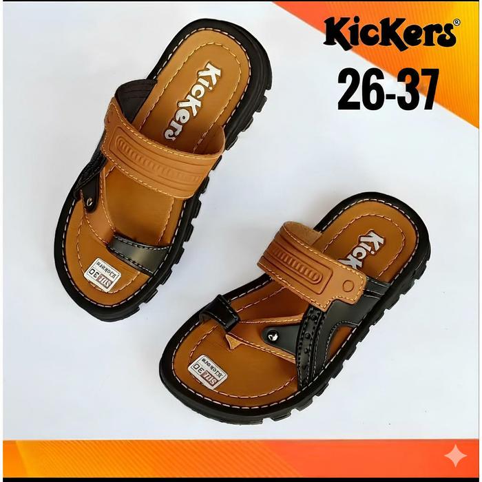 sandal kulit anak 26-37 / sandal kulit anak terbaru / sandal anak