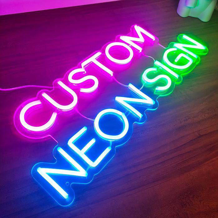 Custom Neon LED Night Light Signs LED Neon Light emitting Word