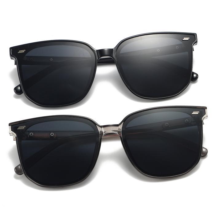 Kacamata Hitam Kotak Sunglasses Frame Square Tr Lensa Anti Uv 400 Berrybarton 818-2