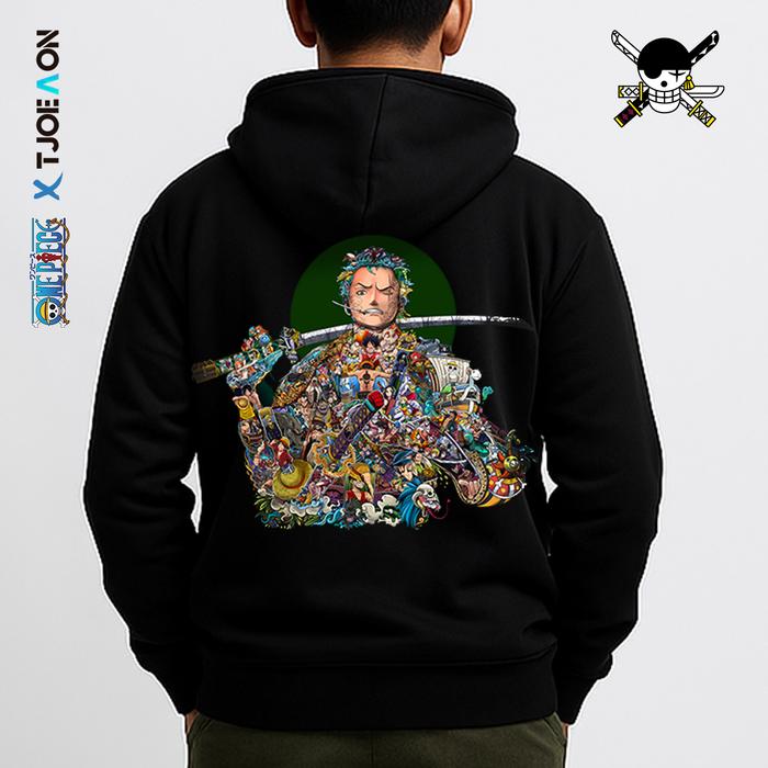 Zoro One Piece Hoodie jaket Sweater one piece Zoro premium tebal